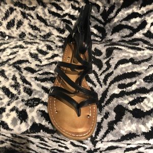 NWT Ollio Black Size 9 Sandals